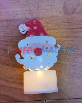 Фигурки с подсветкой Сувенир с подсветкой "Дед мороз" 8*5 см