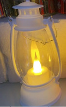 Сувенир с подсветкой "Лампа - Семейный вечер" 6*6*13 см, Белый