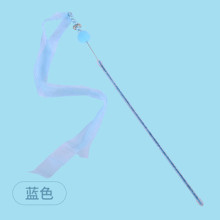 Игрушка - дразнилка на палочке "ЦапЦап", ленточка, цвет голубой, см, 42см ( пакет с подвесом)