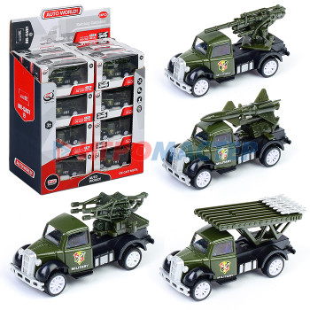 Коллекционные модели Машина QZ354A &quot;Воздушная артиллерия&quot; в ассортименте, (металл.) в коробке