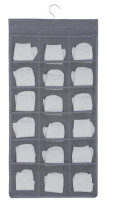 Органайзер подвесной для хранения вещей "ИДЕЯДОМА", цвет серый, 30 карманов, 75*39см