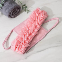 Мочалка для тела "Premium - Sandal", цвет розовый, 70*10см