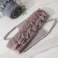 Мочалка для тела "Premium - Sandal", цвет серый, 70*10см