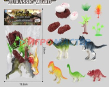 Наборы для фокусов Набор динозавров "Юрский Мир", 15 предметов, 29*19.2 см, 0599-99