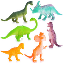 Игрушка пластизоль &quot;Динозавры&quot; 10см,  (6шт.) ассорти