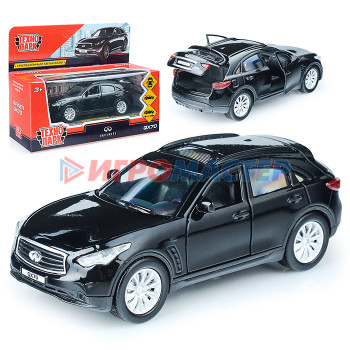 Коллекционные модели Машина металл &quot;Infiniti QX70&quot;, 12см, (открыв. двери, черный) инерц, в коробке