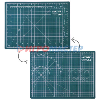 Покрытия на стол Коврик для резки A4 (30x22,5 см) непрорезаемый, толщина 3 мм, двухсторонний, трехслойный
