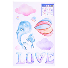 Интерьерная наклейка &quot;Love in the Air&quot; 60x90 см, ПВХ, в пластиковом пакете с блистерным под