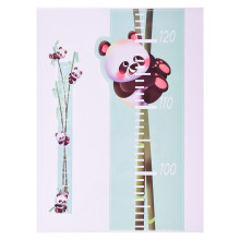 Интерьерная наклейка ростомер &quot;Panda&quot; 50x70 см, ПВХ, в пластиковом пакете с блистерным подв