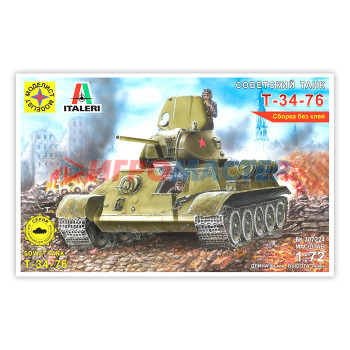 Сборные модели Советский танк Т-34-76  (1:72)