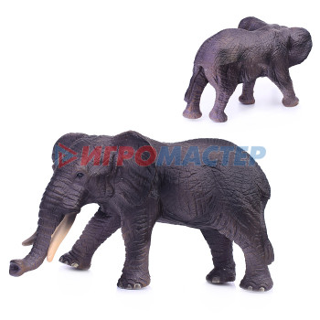 Наборы животных ПВХ Слон Y0802 самец, в пакете