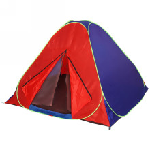 Палатка туристическая Селенга-3 однослойная, 200*200*130 см, самораскладывающаяся, цвет красно-синий