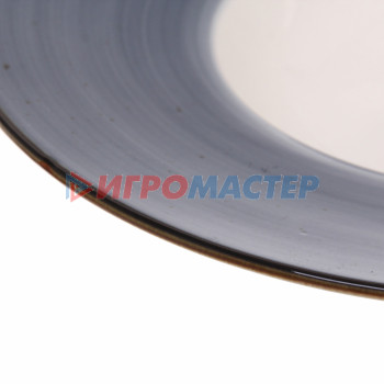 Тарелка керамическая "Corsica blue" 24*6см, для пасты