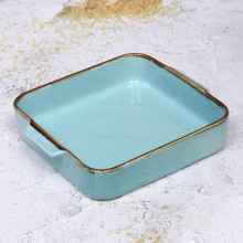 Форма для запекания керамическая "Tiffany Blue" 23*20,3*5см