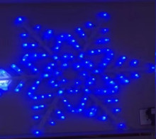 Фигура светодиодная "Морозная звезда" 76 см, 300 ламп LED,авторежим, 220V, Синий