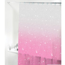 Штора для ванной EVA 180*180 "Селфи" Галактика розовая