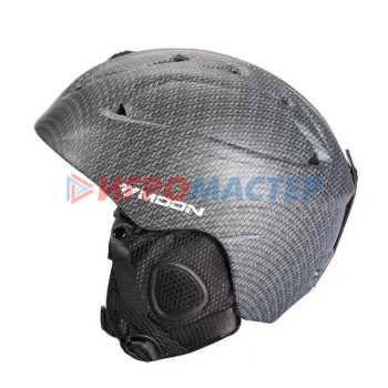 Шлемы и маски Шлем защитный для зимних видов спорта MS-86 Grey, размер L (59-61)