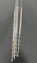 Подвеска "Снежный хрусталь" 18 см (набор 6 шт), Серебро