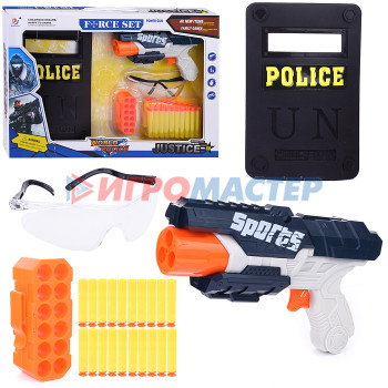 Наборы полиции, пожарных, спасателей Набор полицейского BN369P-71A (3 предмета+полимерные пули) в коробке