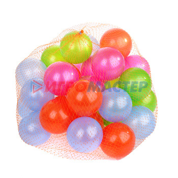 Мячи детские Шарики d8см 30шт. (в сетке)
