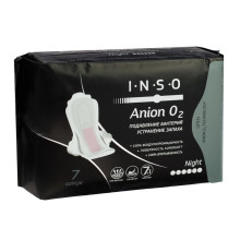 Прокладки гигиенические Inso Anion O2 Night, 7 шт.