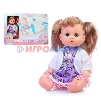 Куклы, пупсы интерактивные, функциональные Кукла HX829-10 &quot;Полина&quot; с аксессуарами, в коробке