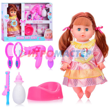 Куклы, пупсы интерактивные, функциональные Кукла HX332-19 &quot;Ксюша&quot; с аксессуарами, в коробке