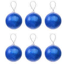 Набор елочных шаров S1797 (6см*6шт) синий