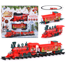 Железная дорога YY-543 &quot;Merry Christmas&quot; 450 см., свет, звук, дым (19 дет) в коробке
