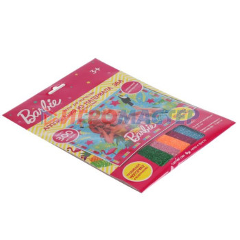 Набор для детского тв-ва "Барби" аппликация мягкая мозаика (17х23 см)
