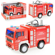 Машина WY552A &quot;Пожарная машина&quot; с распылителем воды, 1:20 (свет, звук) на батарейках, в коробке