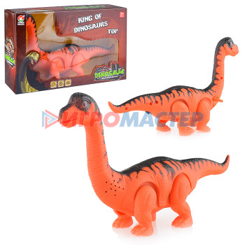 Интерактивные животные, персонажи Динозавр 666-18A &quot;Брахиозавр&quot; на батарейках, в коробке