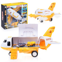 Игровой набор 660-A289 &quot;Самолет&quot; с машинками, в коробке (желтый)