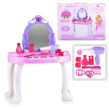 Игровой набор стилист YL80014A &quot;Туалетный столик-пианино. Маленькая леди&quot; (свет, звук) в коробке