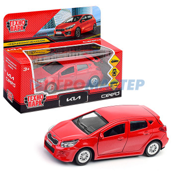 Коллекционные модели Машина металл Kia Ceed 12 см, (двери, багаж, красный) инерц, в коробке