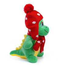 Мягкая игрушка М0986 &quot;Дракон&quot; в красной шапочке 15 см.