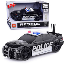 Машина WY500A &quot;Полиция&quot; 1:20 (свет, звук) на батарейках, в коробке