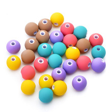 Бусины декоративные &quot;Balls&quot; пластиковые, с матовым покрытием Soft-touch, 14 мм, 30 шт, в пл