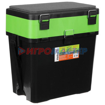 Ящик зимний Helios FishBox 19 л, цвет зелёный