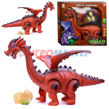 Интерактивные животные, персонажи Динозавр 666-30A &quot;Птерозавр&quot; на батарейках, в коробке