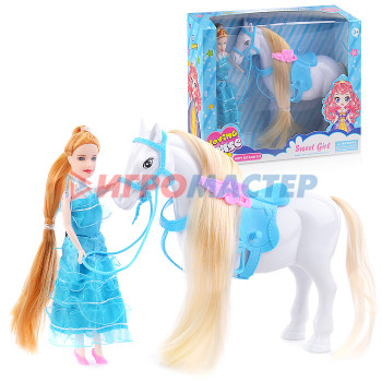 Куклы Кукла 686-742 &quot;Каролина&quot; с лошадкой, в коробке