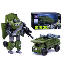 Робот LJ1675B трансформирующийся в &quot;Белаз&quot; в коробке (зеленый)