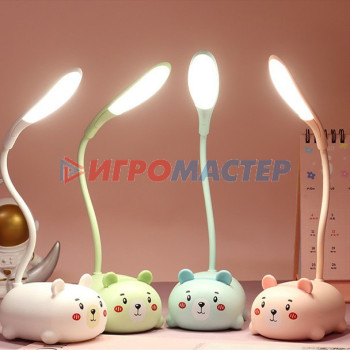 Светильник настольный "Marmalade-Мишка" LED 28,5*9,2*6,8см USB 5v 3w, Розовый