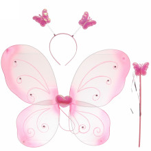 Карнавальный набор (крылья,ободок,палочка) "Чудесная Фея", розовый