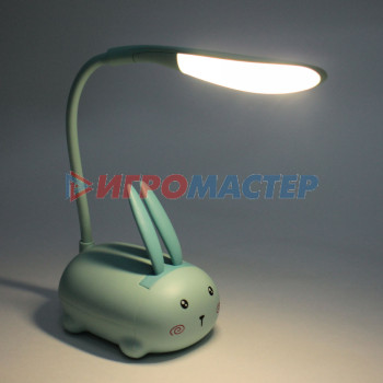 Настольная лампа "Marmalade-Зайчик" LED 9,2*6,8*28,5см USB 3.w 5v, Голубой