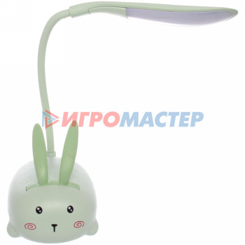 Настольная лампа "Marmalade-Зайчик" LED 9,2*6,8*28,5см USB 3.w 5v, Зеленый