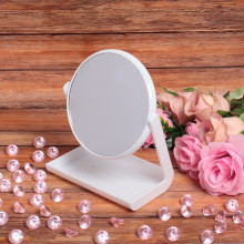 Зеркало настольное на подставке "Beauty style", цвет белый, 14см