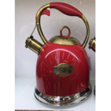 Чайник из нержавеющей стали 3л "Vicalina" Винтаж красный VL-9246