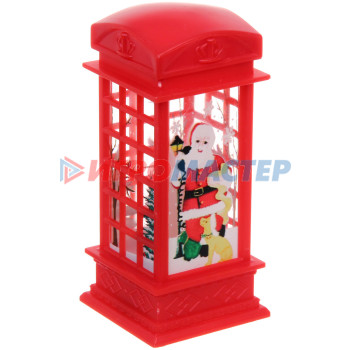 Сувенир с подсветкой "Телефонная будка" 5,2*11,5 см, Красный