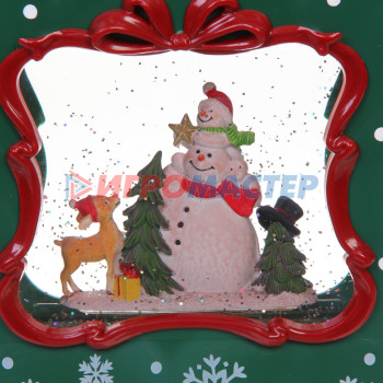 Сувенир с подсветкой «Сюрприз- Снеговички» 16.5*8.5*19 см, микс (питание от USB и батареек)